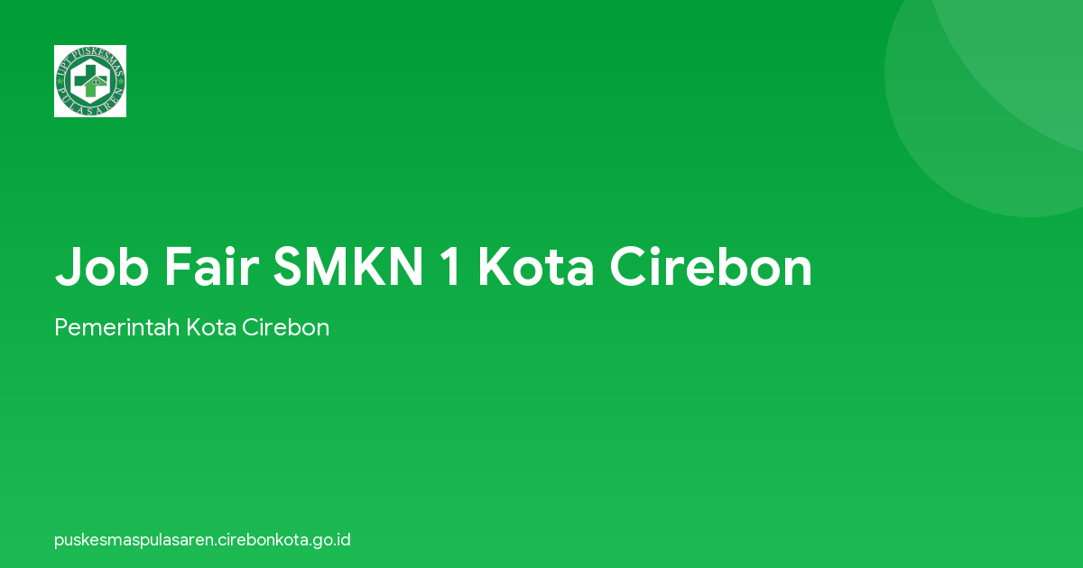 Job Fair SMKN 1 Kota Cirebon