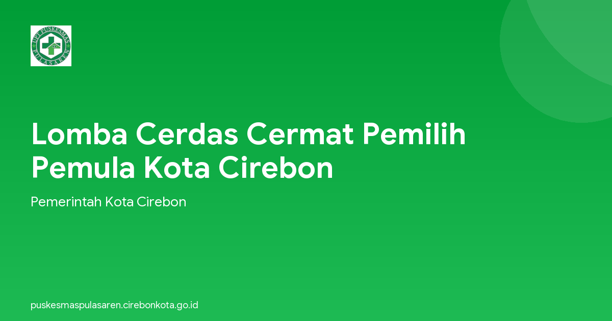 Lomba Cerdas Cermat Pemilih Pemula Kota Cirebon