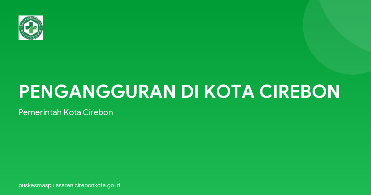 PENGANGGURAN DI KOTA CIREBON