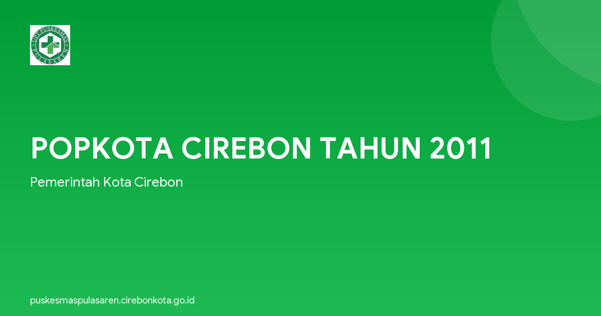 POPKOTA CIREBON TAHUN 2011