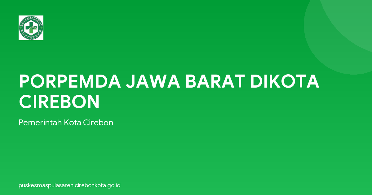 PORPEMDA JAWA BARAT DIKOTA CIREBON