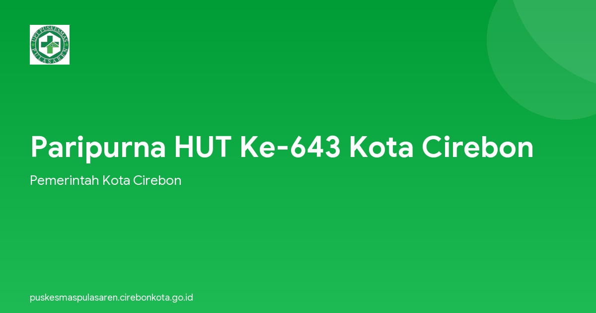 Paripurna HUT Ke-643 Kota Cirebon