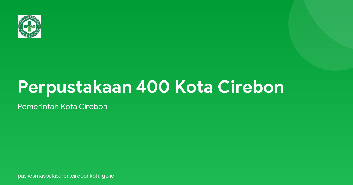 Perpustakaan 400 Kota Cirebon