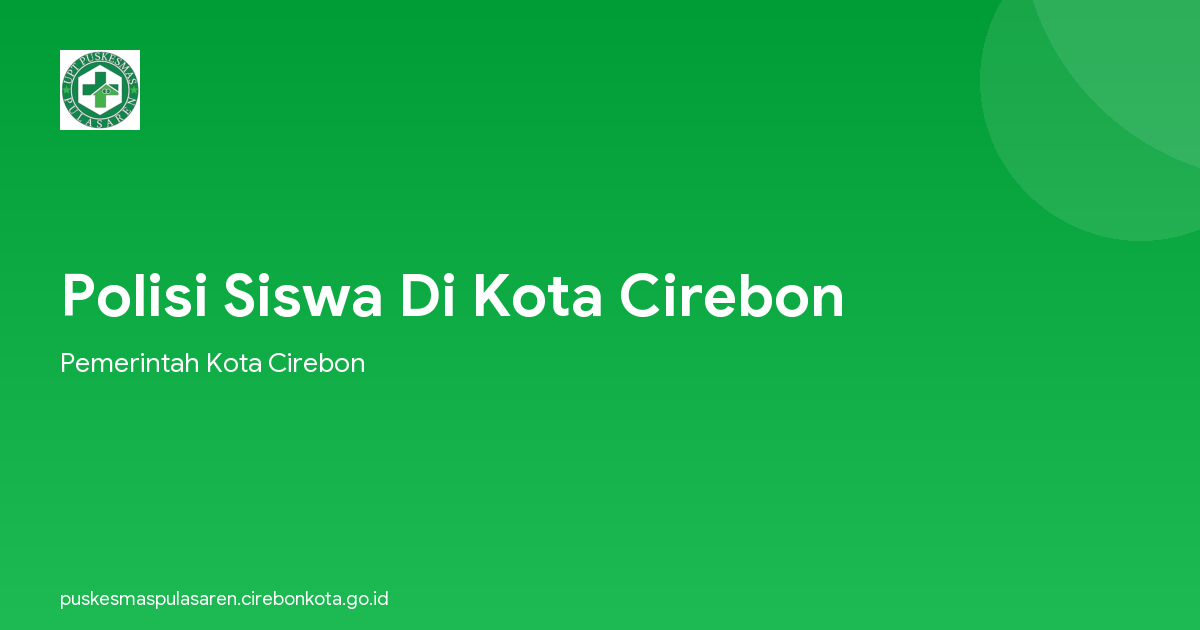 Polisi Siswa Di Kota Cirebon